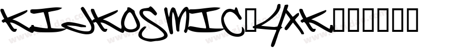 KidKosmic-4xK字体转换