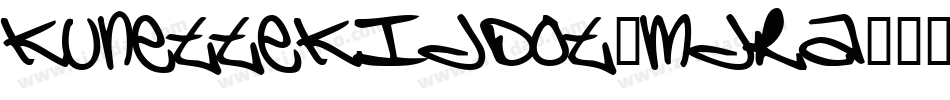 KunetteKidDot-mdra字体转换