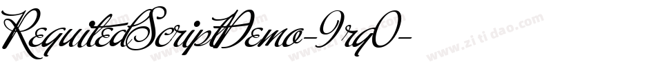 RequitedScriptDemo-9rq0字体转换
