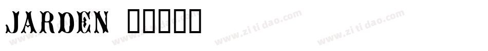 JARDEN字体转换