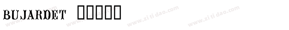 bujardet字体转换