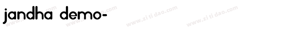 Jandha_demo字体转换