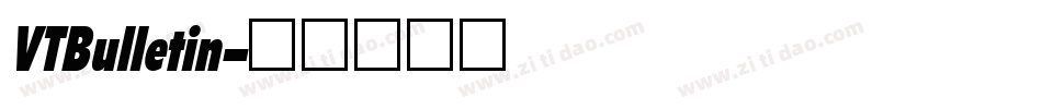 VTBulletin字体转换