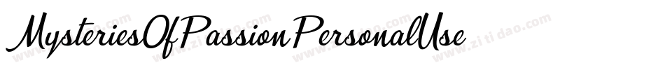 MysteriesOfPassionPersonalUse-YzX5o字体转换