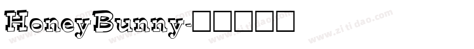 HoneyBunny字体转换