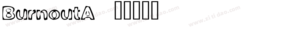 BurnoutA字体转换