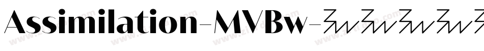 Assimilation-MVBw字体转换