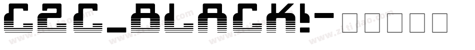 C2C_black!字体转换