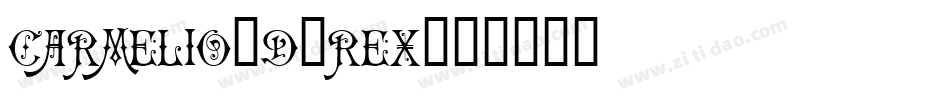 Carmelio-d9rex字体转换