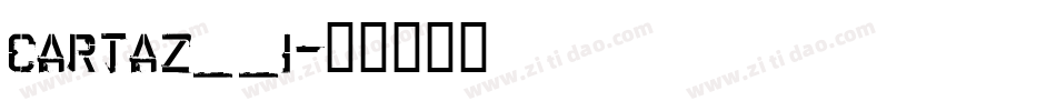 CARTAZ__1字体转换