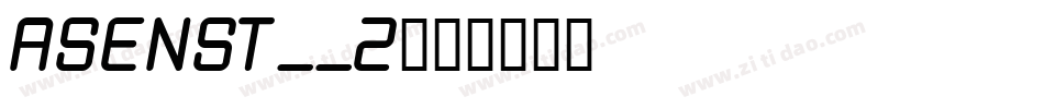 ASENST__2字体转换