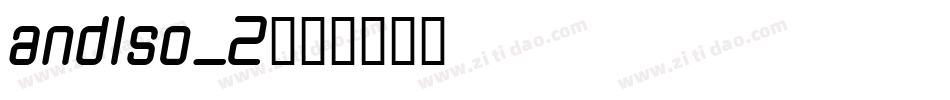 andlso_2字体转换