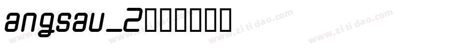 angsau_2字体转换