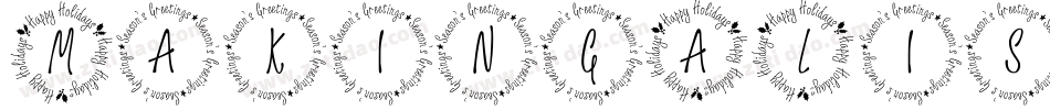 MakingAListCheckingItTwice-wPMn字体转换