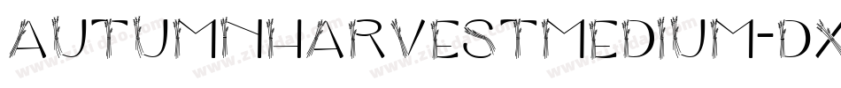 AutumnHarvestMedium-Dxx9字体转换