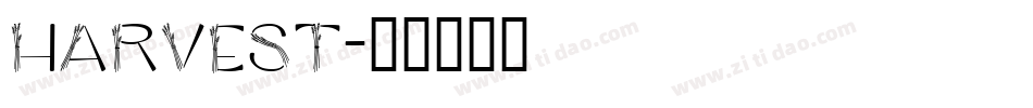 HARVEST字体转换