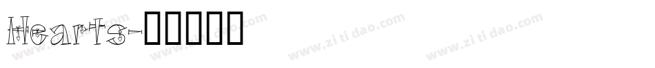 Hearts字体转换