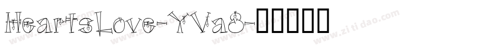 HeartsLove-YVa8字体转换