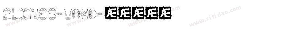 2Lines-vaKE字体转换