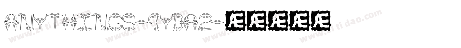 Anythings-9YBA2字体转换