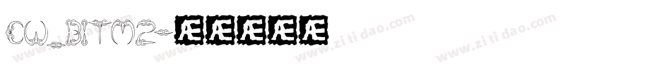 CW_BITM2字体转换