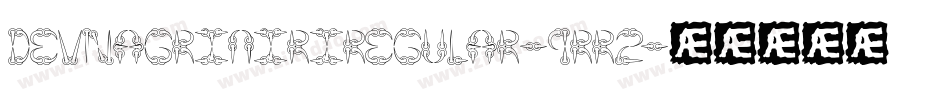 DevnagriNiriRegular-9RR2字体转换