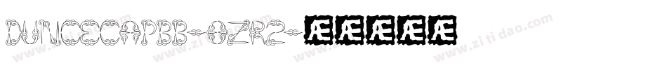 Duncecapbb-8Zr2字体转换
