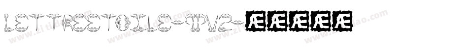 Lettreetoile-9pv2字体转换