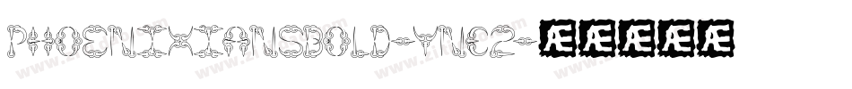 PhoenixiansBold-ynE2字体转换