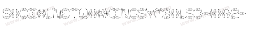 Socialnetworkingsymbols3-1oG2字体转换