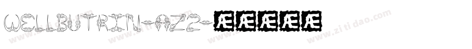 Wellbutrin-Az2字体转换