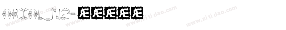 arial_n2字体转换