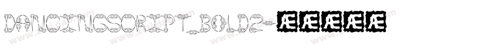 dancingscript_bold2字体转换
