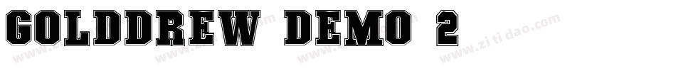 Golddrew-Demo-2字体转换