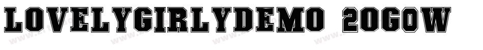LovelygirlyDemo-2Og0w字体转换