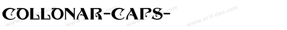 COLLONAR-CAPS字体转换