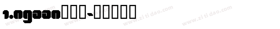 1.Ngaan转换器字体转换