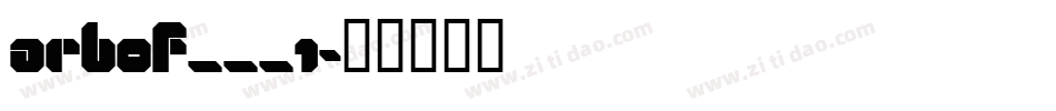 ARBOF___1字体转换