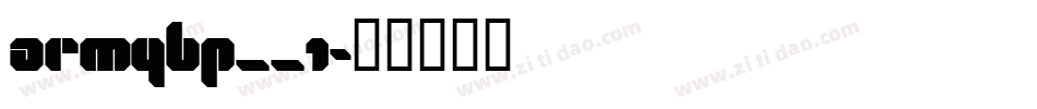 ARMYBP__1字体转换
