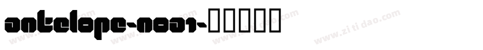 Antelope-nOA1字体转换