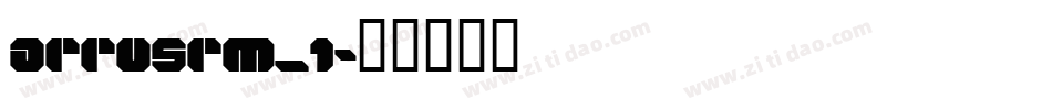 ArrusRm_1字体转换