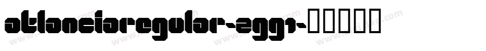 AtlanciaRegular-zgG1字体转换