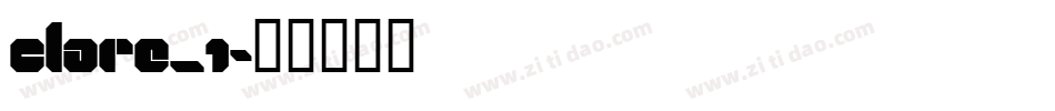 Clare_1字体转换
