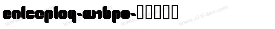 Eniceplay-w1Bp3字体转换