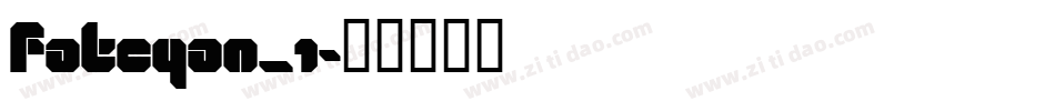 FATCYAN_1字体转换