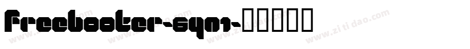 Freebooter-6yn1字体转换