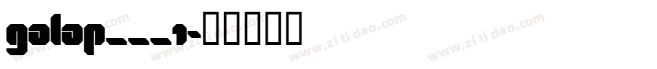 GALAP___1字体转换