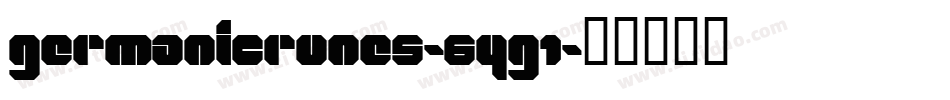 GermanicRunes-6YG1字体转换