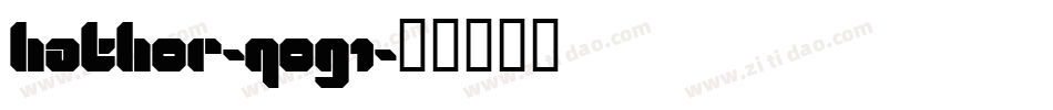 Hathor-qog1字体转换