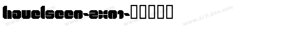 Havelseen-zxn1字体转换